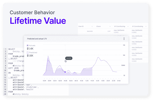 Customer Behavior Lifetime Value charts