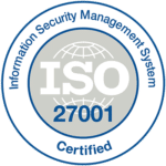 ISO (information security management system) 27001 certified