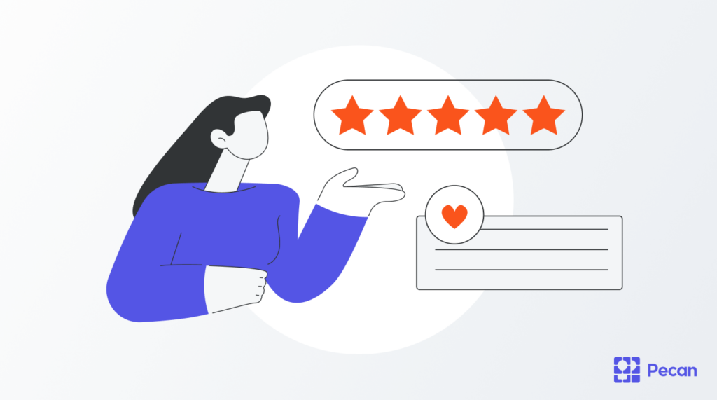 Customer feedback and evaluation concept